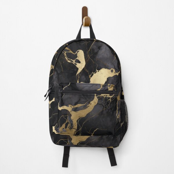 Item preview, Black And Gold Marble Style Seamless Pattern designed and sold by AerinDigital.