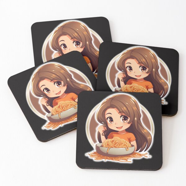 Item preview, Girl Eating Spaghetti designed and sold by Chmielayka.