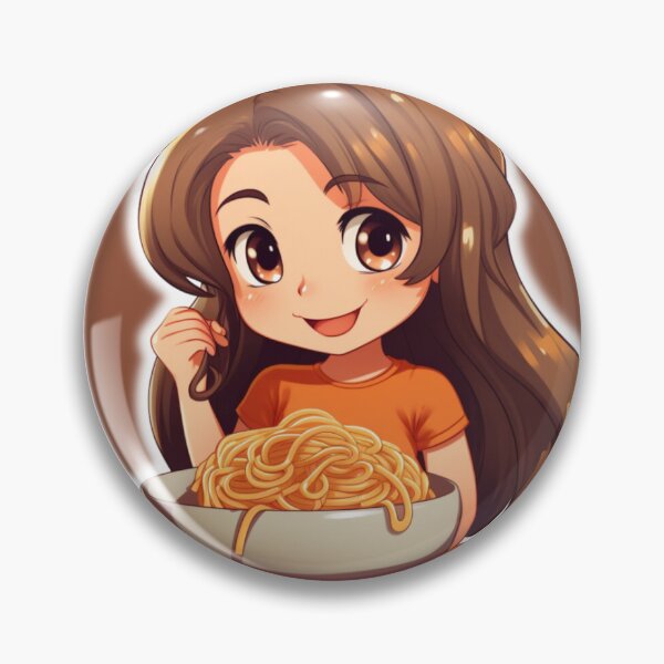 Item preview, Girl Eating Spaghetti designed and sold by Chmielayka.
