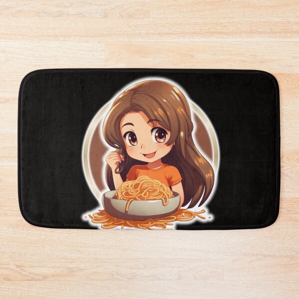 Item preview, Girl Eating Spaghetti designed and sold by Chmielayka.