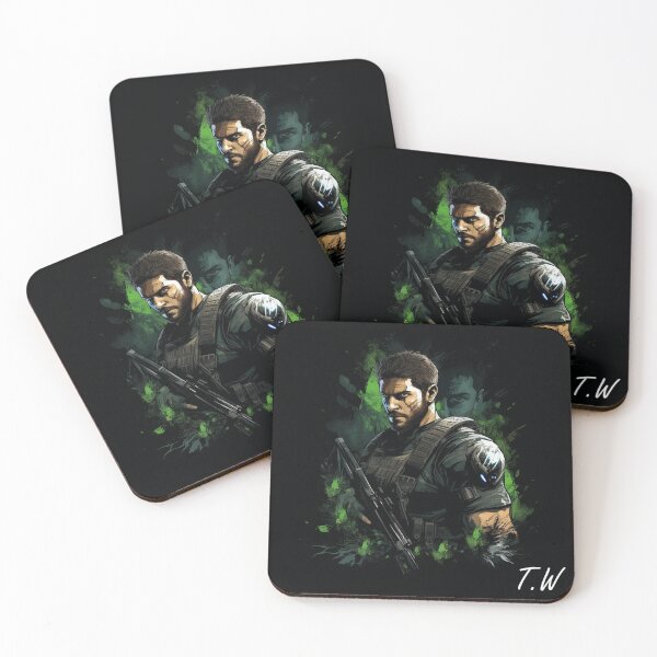 Artikelvorschau, Resident Evil – Chris Redfield-Konzept entworfen und verkauft von Tony Wiltshire.