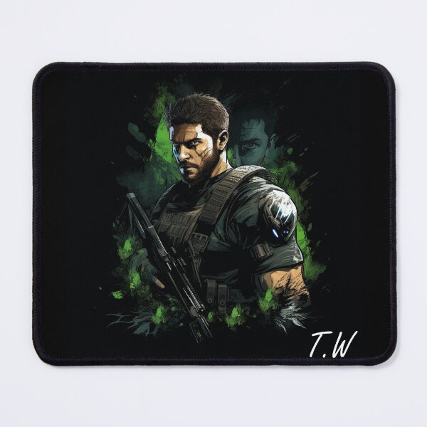 Artikelvorschau, Resident Evil – Chris Redfield-Konzept entworfen und verkauft von Tony Wiltshire.