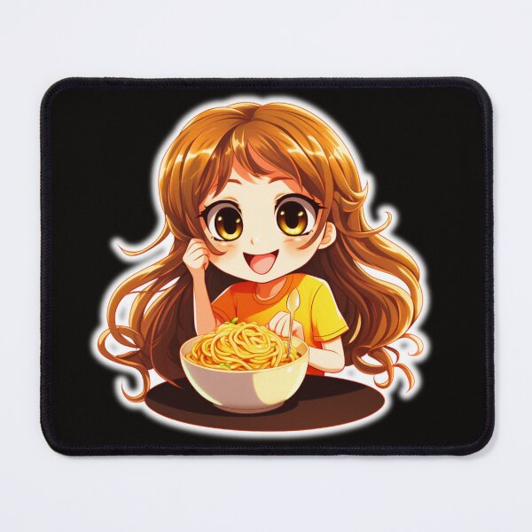 Item preview, Girl Eating Spaghetti designed and sold by Chmielayka.