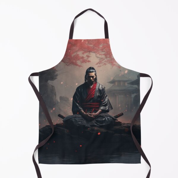 Item preview, Meditating Samurai | Japanese style designed and sold by PatiMN.