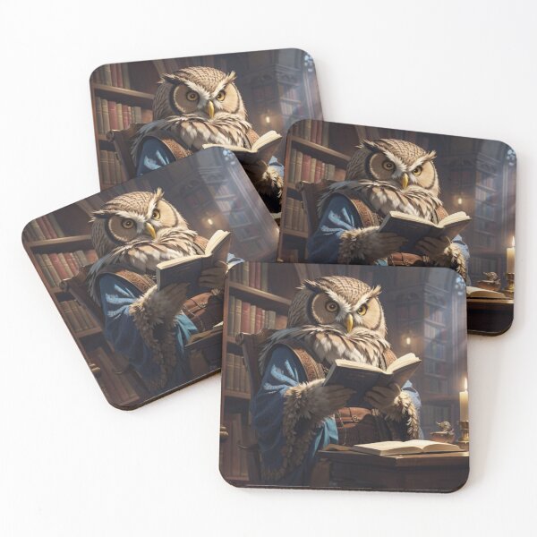 Item preview, Sage of the Stacks: Wise Owl in the Library designed and sold by Electric-Easel.
