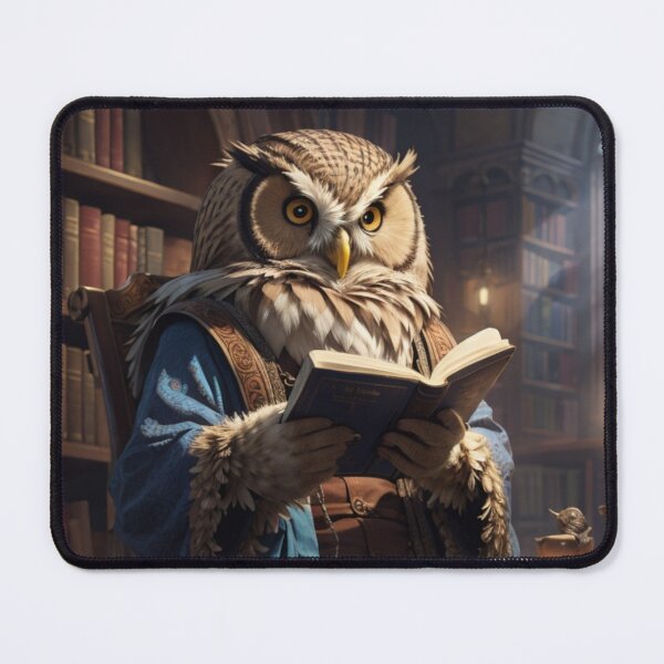 Item preview, Sage of the Stacks: Wise Owl in the Library designed and sold by Electric-Easel.