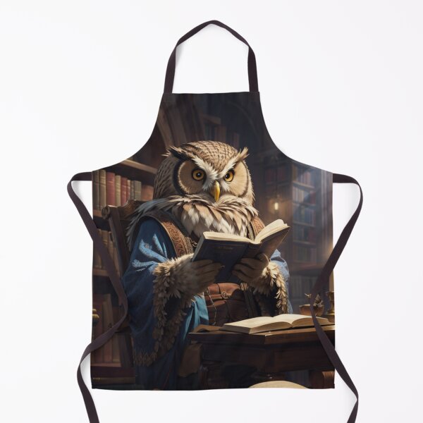 Item preview, Sage of the Stacks: Wise Owl in the Library designed and sold by Electric-Easel.