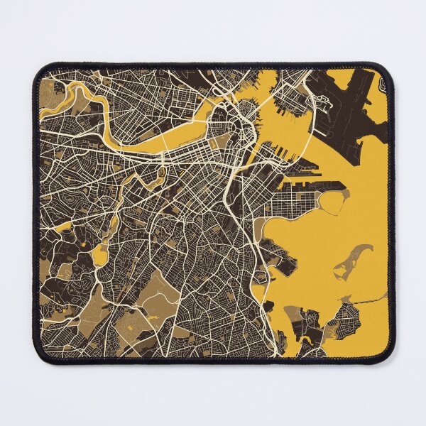 Item preview, Boston City Map of Massachusetts, USA - Pastel designed and sold by deMAP.