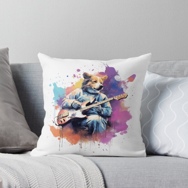 Item preview, Rocking Canine Grooves - Guitar-Playing Dog designed and sold by BNCH44.