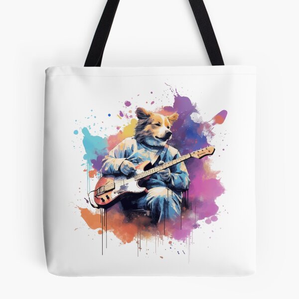 Item preview, Rocking Canine Grooves - Guitar-Playing Dog designed and sold by BNCH44.