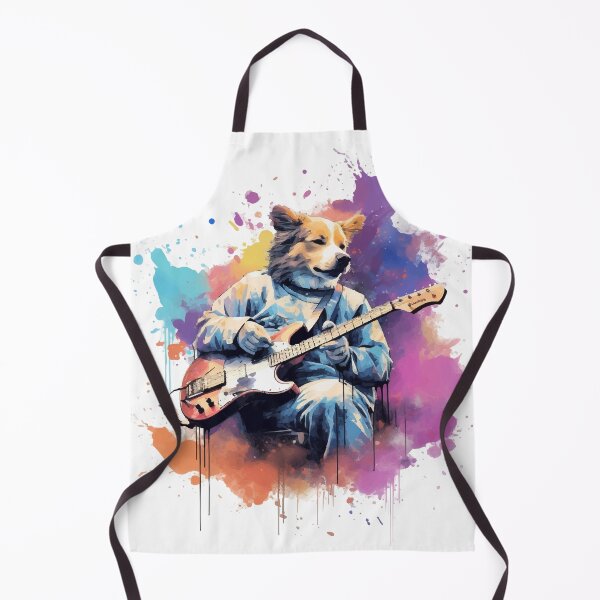 Item preview, Rocking Canine Grooves - Guitar-Playing Dog designed and sold by BNCH44.