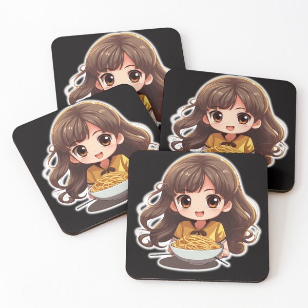 Item preview, Girl Eating Spaghetti designed and sold by Chmielayka.