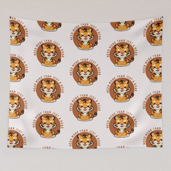 Item preview, More Than Just a Roar - Little Tiger | Inspiring Resilience and Growth designed and sold by OrangeMG.