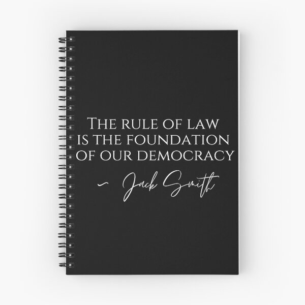 Item preview, The Rule Of Law Jack Smith Quote Design designed and sold by EarthArtDesigns.