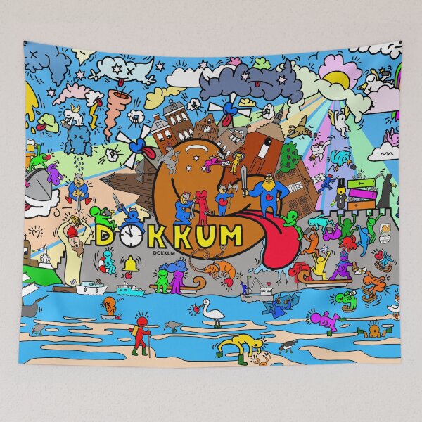 Item preview, Dokkum (Dokkum) designed and sold by bitpopart.