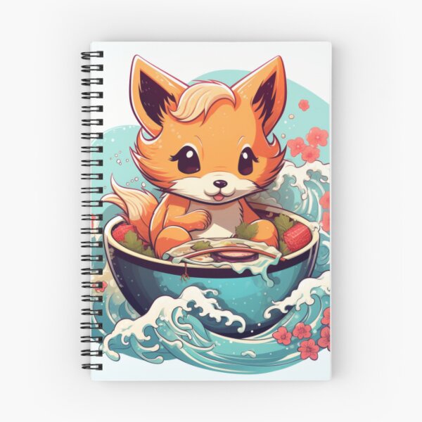 Item preview, Bowl of fruit fox | Japanese art designed and sold by PatiMN.