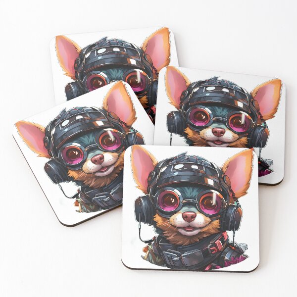 Item preview, Cute Warrior Dog Sticker designed and sold by Welnic.
