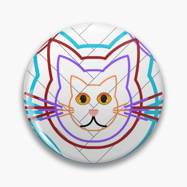 Item preview, Funkedelic Cat Heads Art  designed and sold by Scotti Cohn.