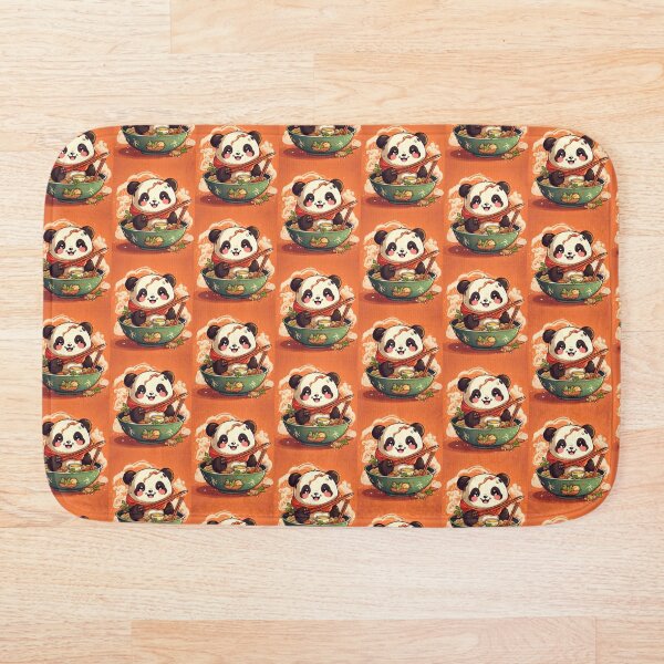 Aperçu de l'œuvre Panda et Ramen | art japonais créée et vendue par PatiMN.