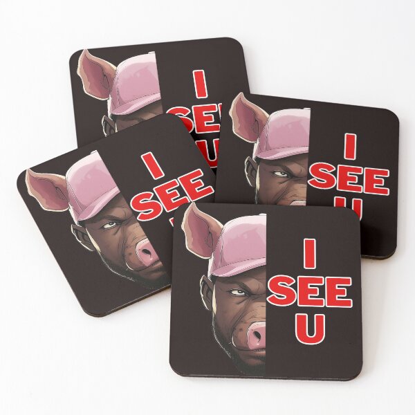 Item preview, Watcher Pig Raises Anxiety designed and sold by Molineriani.