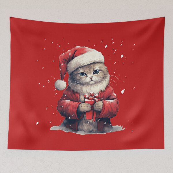 Item preview, Christmas Kitty designed and sold by Myra365Art.