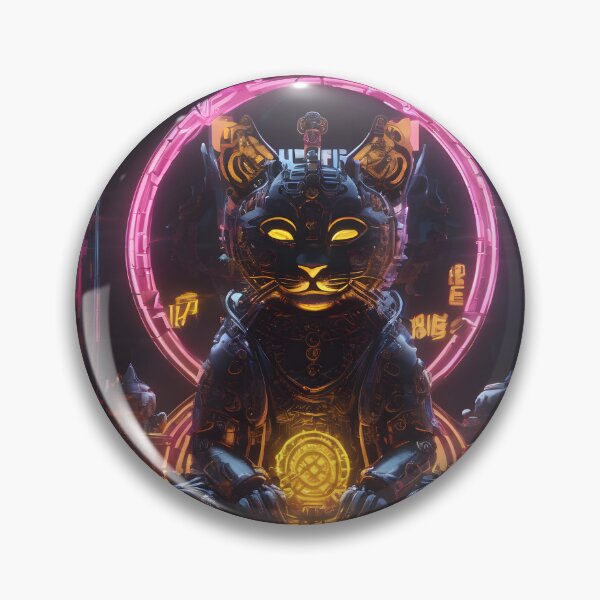 Item preview, Buddha mecha cat designed and sold by Jambonfromage.