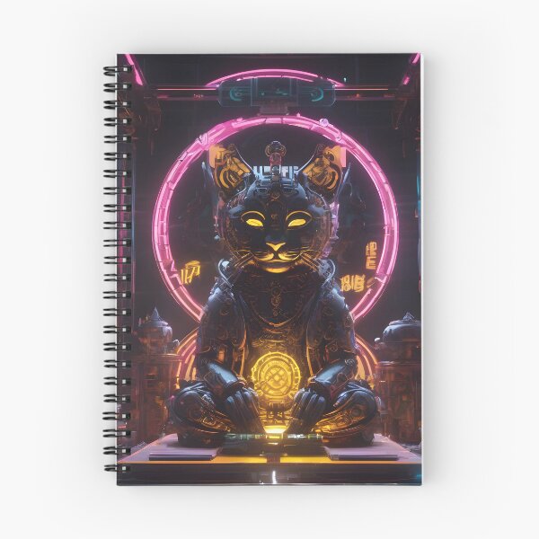 Item preview, Buddha mecha cat designed and sold by Jambonfromage.