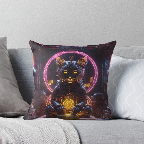 Item preview, Buddha mecha cat designed and sold by Jambonfromage.