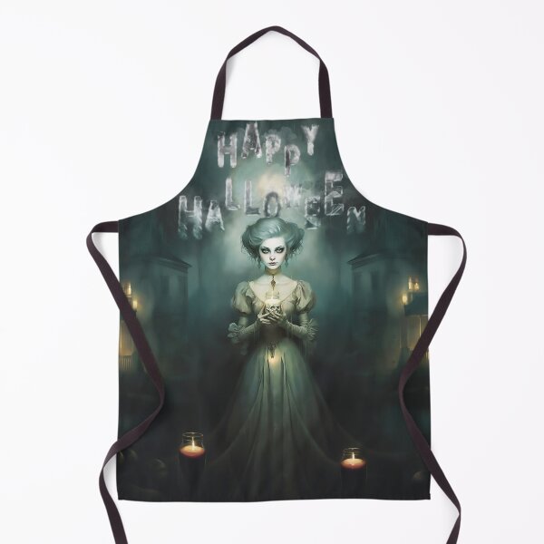 Item preview, the ghost of a girl in a white dress arrives on Halloween night. designed and sold by Dream-Way.