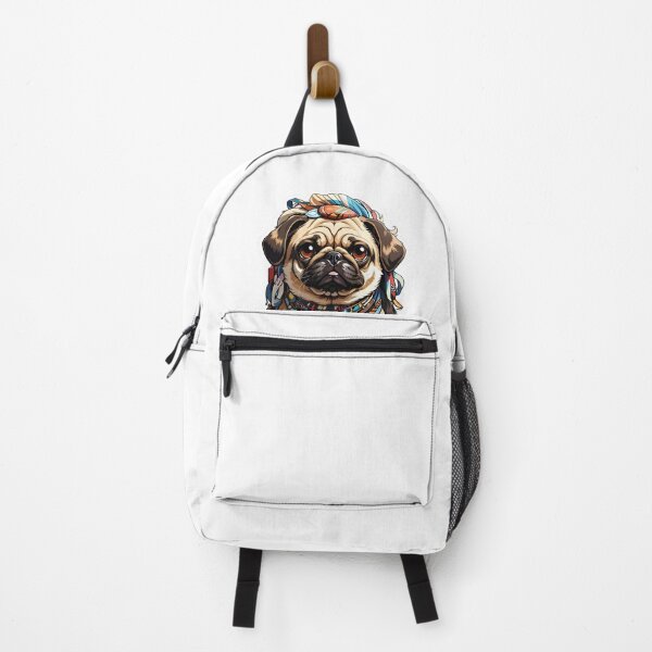 Item preview, aboriginal art sticker pug dog designed and sold by PUG70.