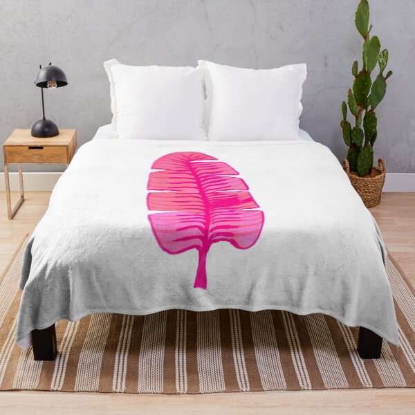 Item preview, Hot Pink Banana Leaf Sticker designed and sold by ShaG78.