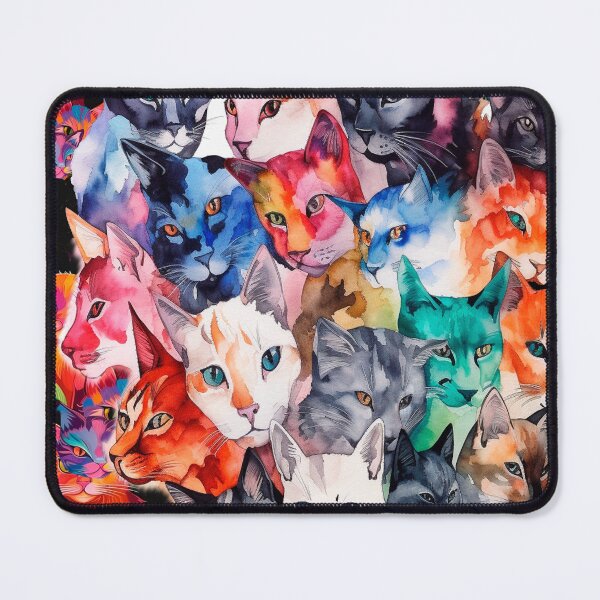 Item preview, Lovely colorful cats designed and sold by JanChryzostom.