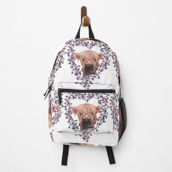 Item preview, Bull Thistle & Highland Cow designed and sold by LoveGraceValor.