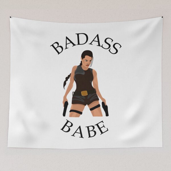 Item preview, Badass Babe Lara Croft Classic 		 designed and sold by dnzplgsld44.
