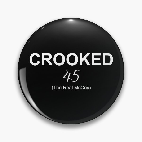 Item preview, Crooked 45 white designed and sold by Politics-Corner.