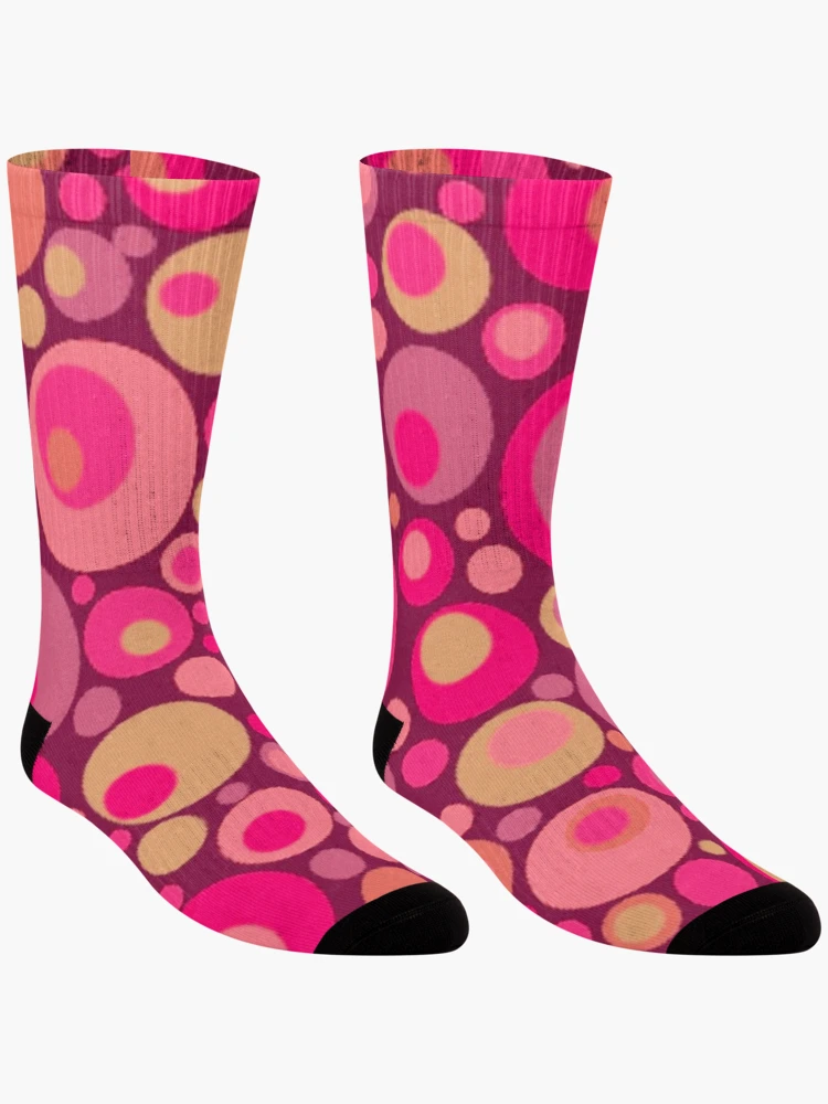 Thumbnail 3 of 5, Socks, Abstract Circles Design designed and sold by Rell1970.