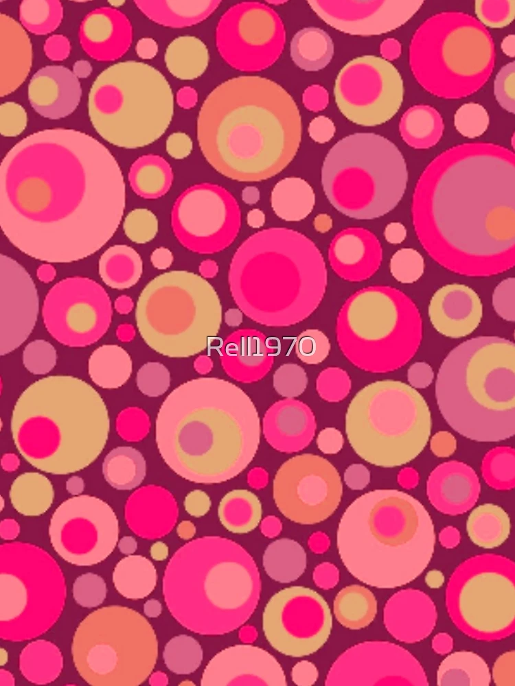 Thumbnail 3 of 3, Scarf, Abstract Circles Design designed and sold by Rell1970.