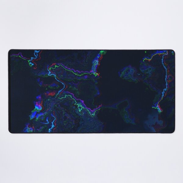 Item preview, Blue Trippy Liquid Art Multicolour Liquid Drip Glitch | StokedUpArt designed and sold by StokedUpArt.