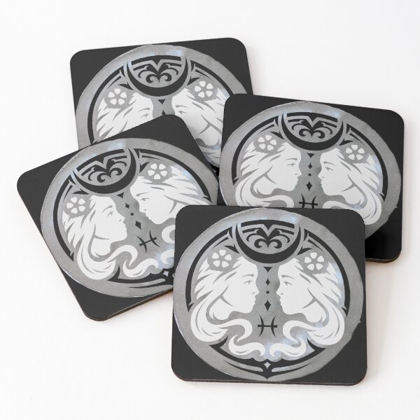 Item preview, Gemini Watercolor Black and White designed and sold by Madeleine39.