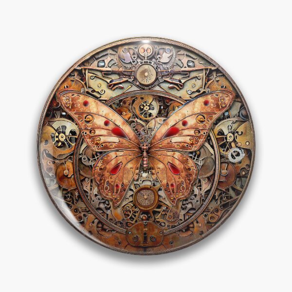 Item preview, Grunge Steampunk Butterfly designed and sold by Retro Art Factory.