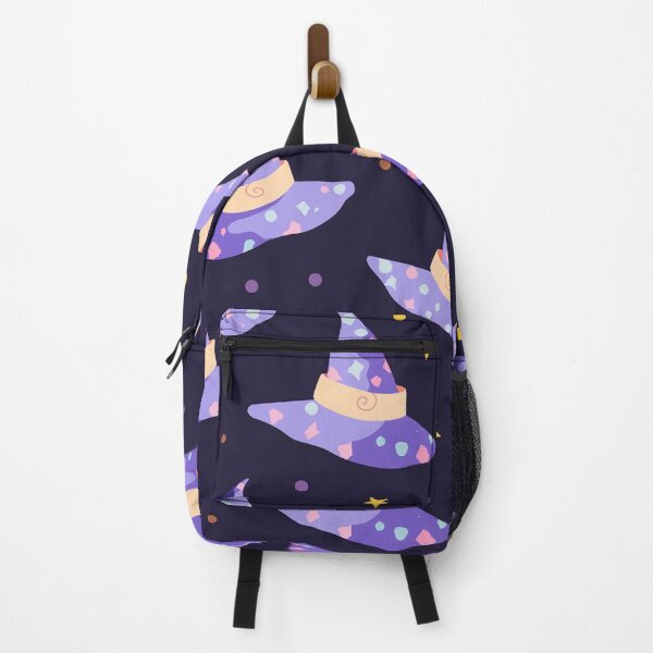 Item preview, Witch Hat Blue Purple Seamless Pattern designed and sold by AerinDigital.