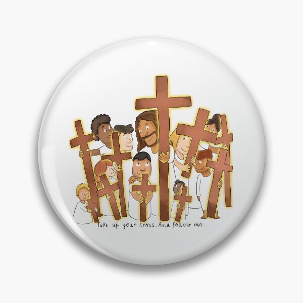Item preview, Take up your cross and follow me Matthew 16, Jesus cross children, Digital Print Bible verse, Kids art nursery decor gift designed and sold by ScriptureInArt.