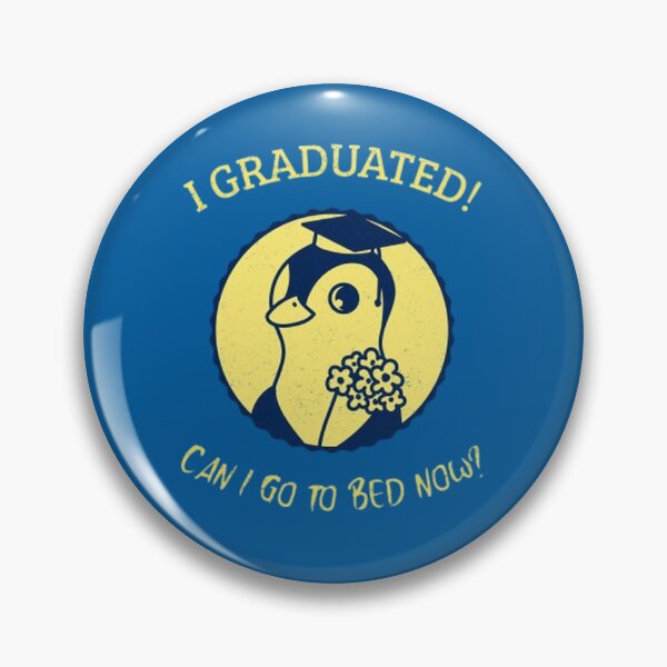 Item preview, I GRADUATED! Can I go to bed now? Classic funny T-Shirt  designed and sold by Rodayna Elnaggar.