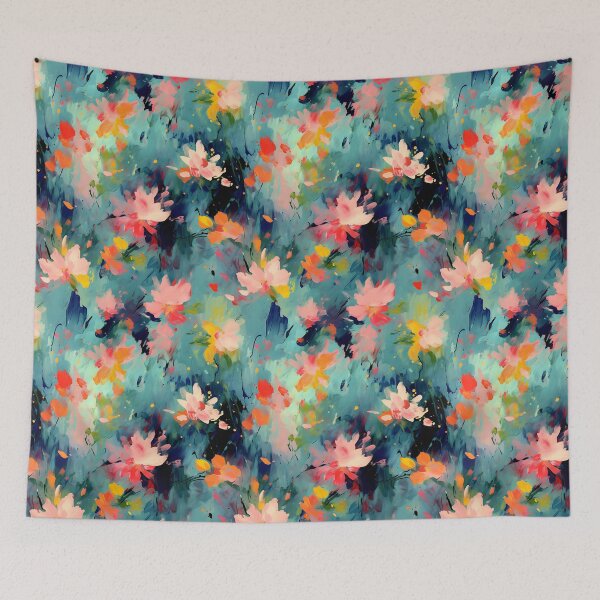 Item preview, Whimsical Brushwork: American Impressionist Floral Scene designed and sold by vadimcarazan.