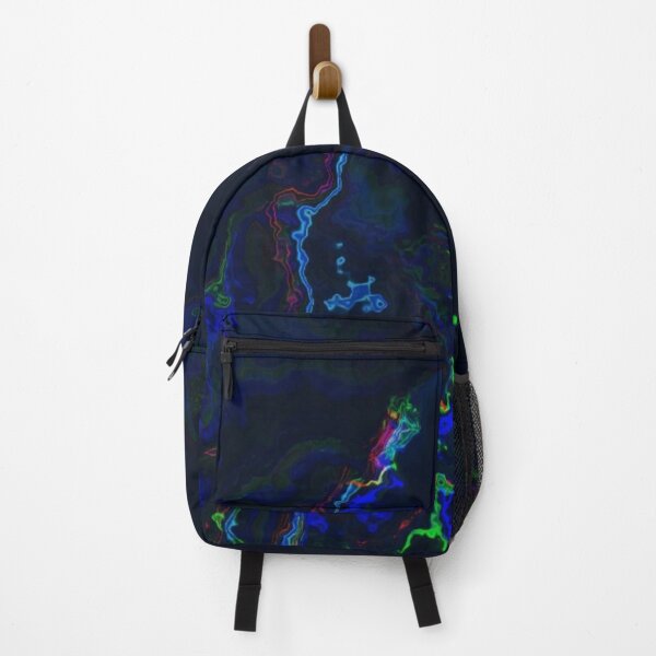 Item preview, Blue Trippy Liquid Art Multicolour Liquid Drip Glitch | StokedUpArt designed and sold by StokedUpArt.