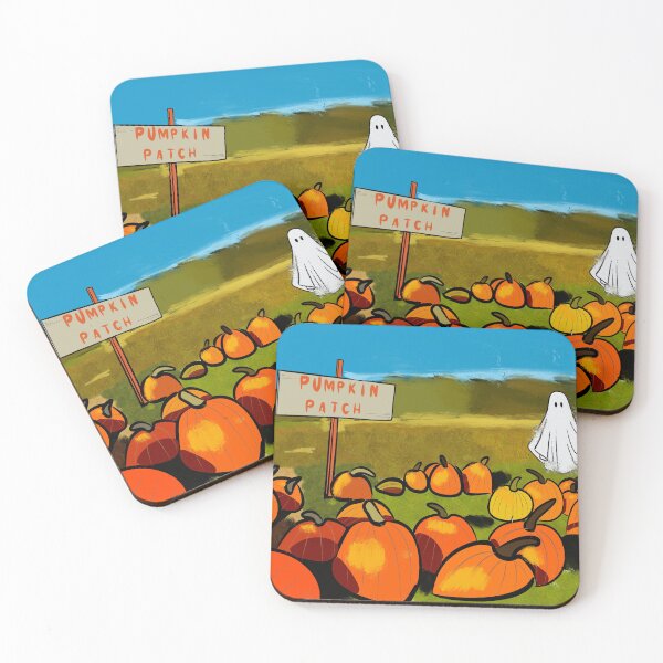 Item preview, Ghostly Pumpkin Patch designed and sold by InkedEdges.