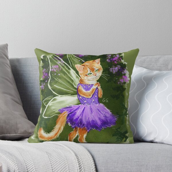Item preview, Little Kitty Fairy Watercolour designed and sold by pixiegutsGB.