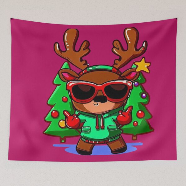 Item preview, the reindeer and the christmas tree designed and sold by ONIX23.