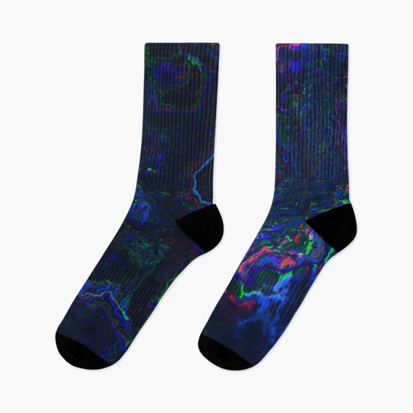 Item preview, Blue Trippy Liquid Art Multicolour Liquid Drip Glitch | StokedUpArt designed and sold by StokedUpArt.