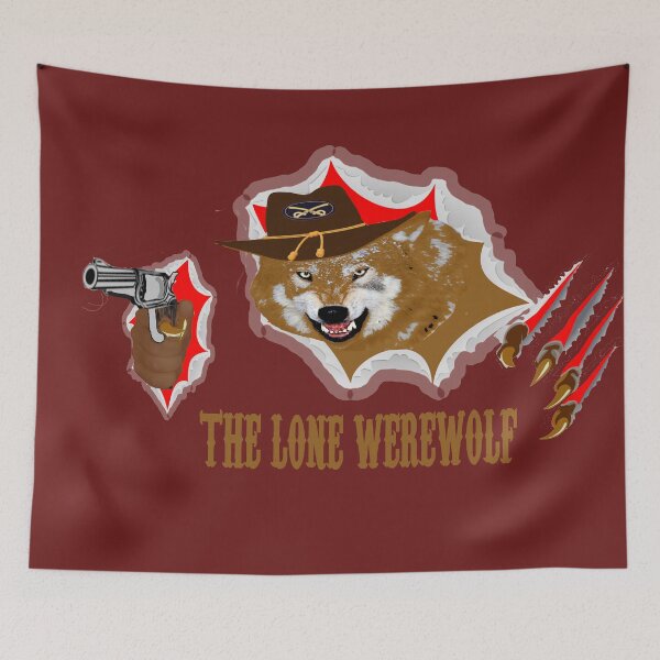 Item preview, THE LONE WEREWOLF RIPPING OUT designed and sold by Tim Forder.